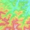Botiza topographic map, elevation, terrain
