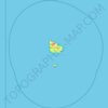 Norfolk Island topographic map, elevation, terrain