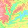 Jowai topographic map, elevation, terrain