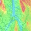 Eidsvoll topographic map, elevation, terrain
