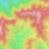 Kandertal topographic map, elevation, terrain