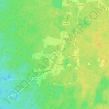 Thiot topographic map, elevation, terrain