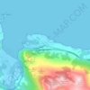 Islares topographic map, elevation, terrain