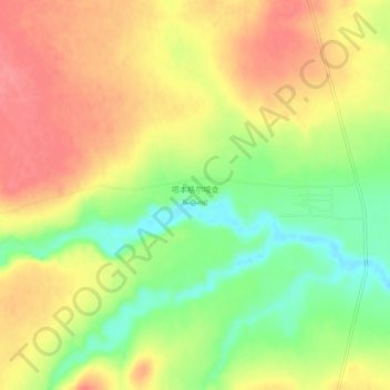 Tabunger Gaqaa topographic map, elevation, terrain