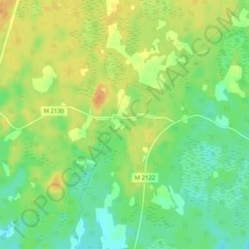 Kräbbleboda topographic map, elevation, terrain