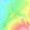 Shahba topographic map, elevation, terrain