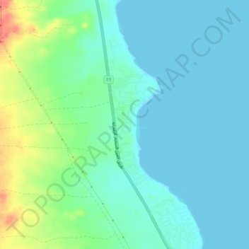 Cancun Beach Resort topographic map, elevation, terrain
