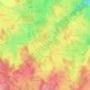 La Chezotte topographic map, elevation, terrain