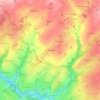 La Palancherie topographic map, elevation, terrain
