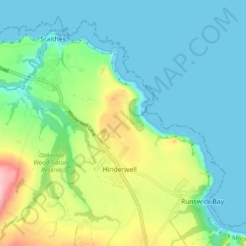 Port Mulgrave topographic map, elevation, terrain