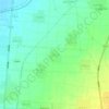 大朱石村 topographic map, elevation, terrain