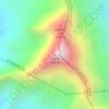 幺妹峰 topographic map, elevation, terrain