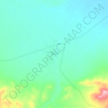 Tamsa topographic map, elevation, terrain