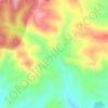 Romerosa topographic map, elevation, terrain