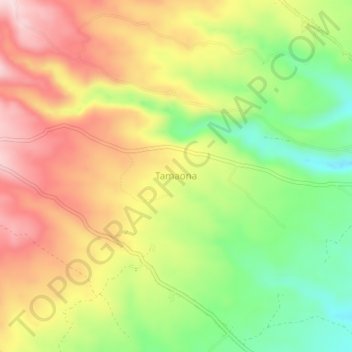 Tamaona topographic map, elevation, terrain