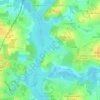 Port Breton topographic map, elevation, terrain