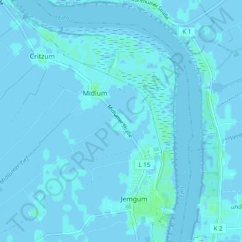 Eppingawehr topographic map, elevation, terrain