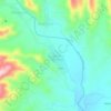 Canasmoro topographic map, elevation, terrain