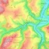 Landesgrenze topographic map, elevation, terrain