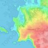 Trovern Bihan topographic map, elevation, terrain