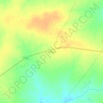 Yango topographic map, elevation, terrain