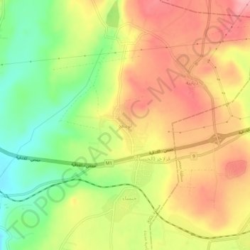Lweibde topographic map, elevation, terrain