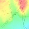 哈拉海镇 topographic map, elevation, terrain