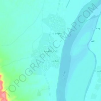 Ageida topographic map, elevation, terrain