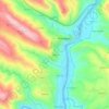Cheira topographic map, elevation, terrain