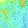 红螺家园社区 topographic map, elevation, terrain