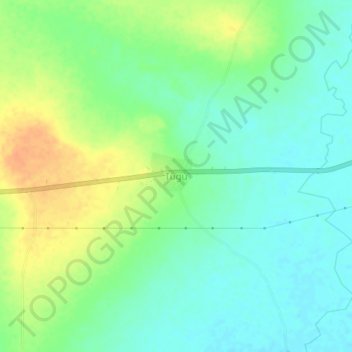 Tugu topographic map, elevation, terrain