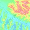 玛多县 topographic map, elevation, terrain
