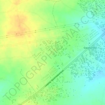 Civil Engineering topographic map, elevation, terrain