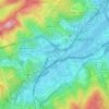 大圍村 topographic map, elevation, terrain