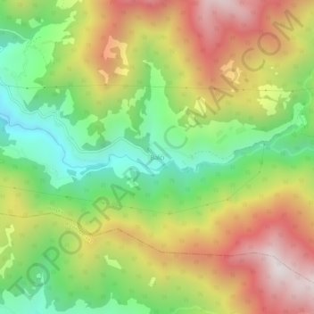 Balcı topographic map, elevation, terrain