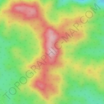 Bukit Keliring topographic map, elevation, terrain