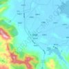 铁涌镇 topographic map, elevation, terrain