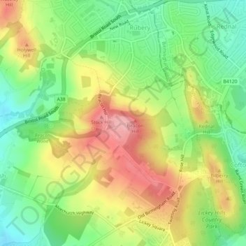 The Toposcope topographic map, elevation, terrain