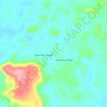 Photo topographic map, elevation, terrain