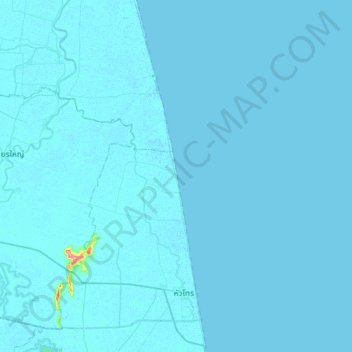 Ko Phet topographic map, elevation, terrain