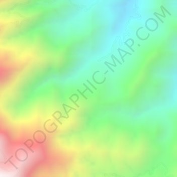 El Avila topographic map, elevation, terrain