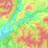 Kaswara topographic map, elevation, terrain