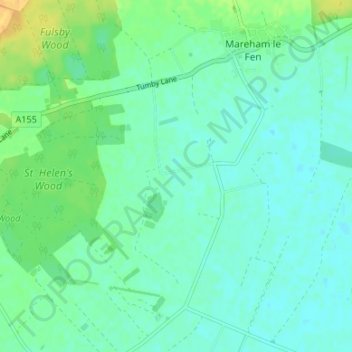 Birkwood topographic map, elevation, terrain