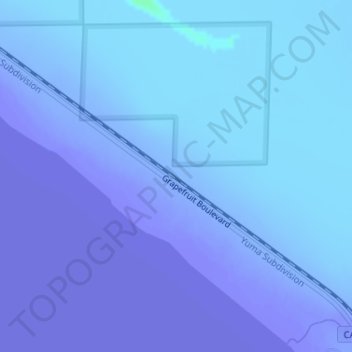 Ferrum topographic map, elevation, terrain