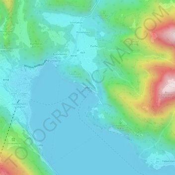 Fürberg topographic map, elevation, terrain