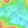 Sokna topographic map, elevation, terrain