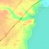 南岗村 topographic map, elevation, terrain