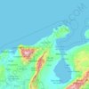 La Guajira topographic map, elevation, terrain