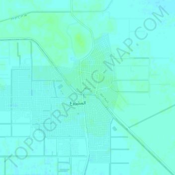 Jablah topographic map, elevation, terrain