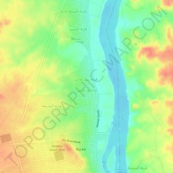 Sulaimaniya topographic map, elevation, terrain